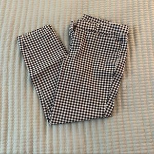 Pixie Ankle Pants for Women (Gingham Black/White)